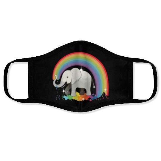 Elephant Lover Wildlife Animal Zoo Zookeeper Face Masks