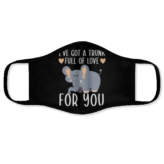 Elephant Lover Wildlife Animal Zoo Zookeeper Face Masks