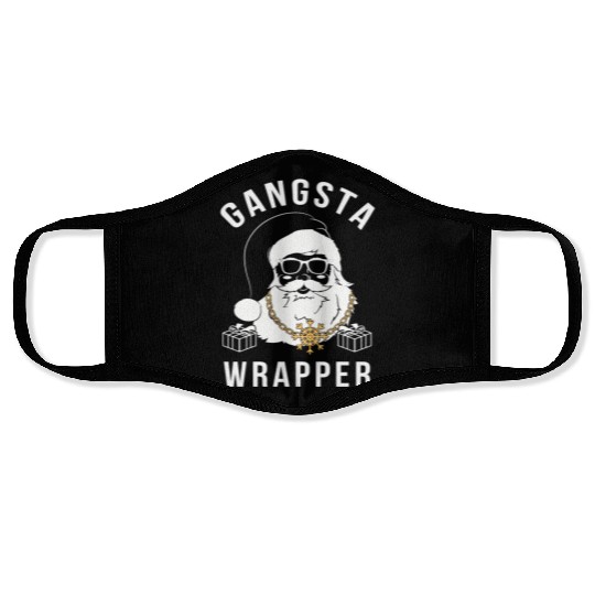 Gangsta Wrapper Gangster Santa Face Masks