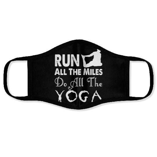 Yoga Running Namaste Mehndi Om Meditation Face Masks