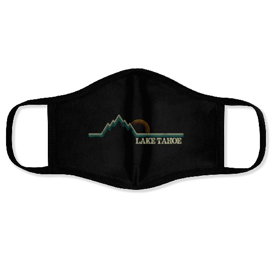 Summer Lake Tahoe California Face Masks