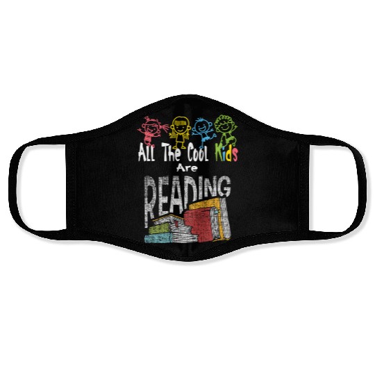 All The Are Reading Daycare Reading Teacher Book Face Masks