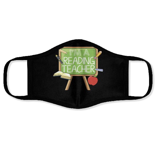 Reading Teacher Face Masks