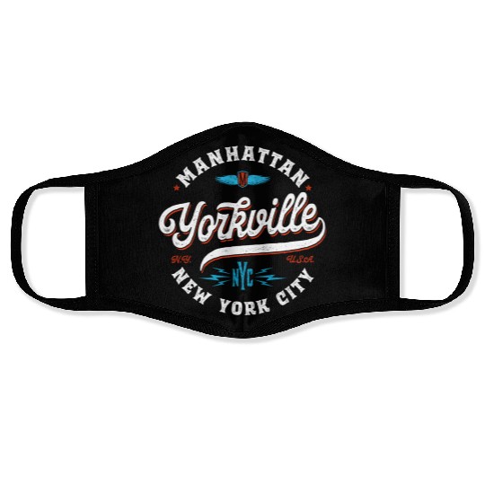 New York Manhattan Yorkville Face Masks