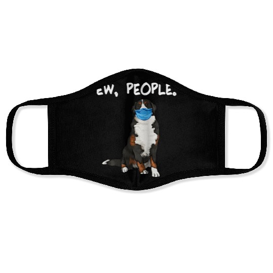Bernese Mountain Dog Ew People Dog Wearing Face Face Masks