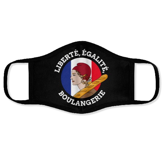 Bastille Day Marianne Of France French Revolution Face Masks