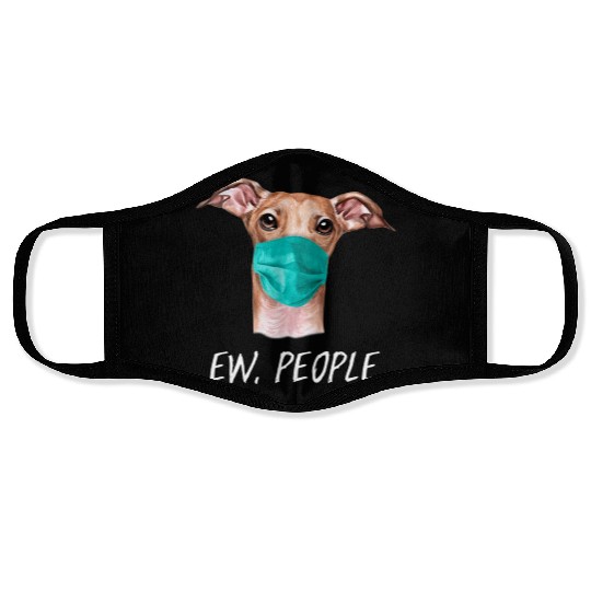 Greyhound Ew People Dog Wearing Face Face Masks