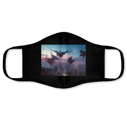 The Future is in Flight Face Masks