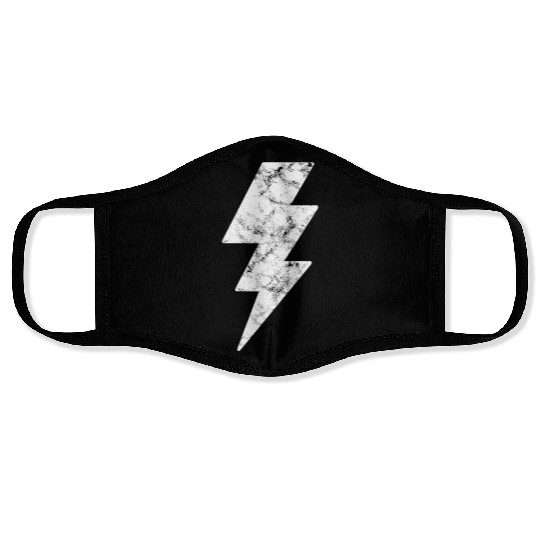 Lightning Bolt For And Tops Face Masks