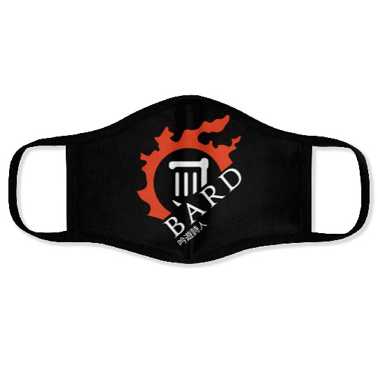Bard For Warriors Of Light Darkness Face Masks