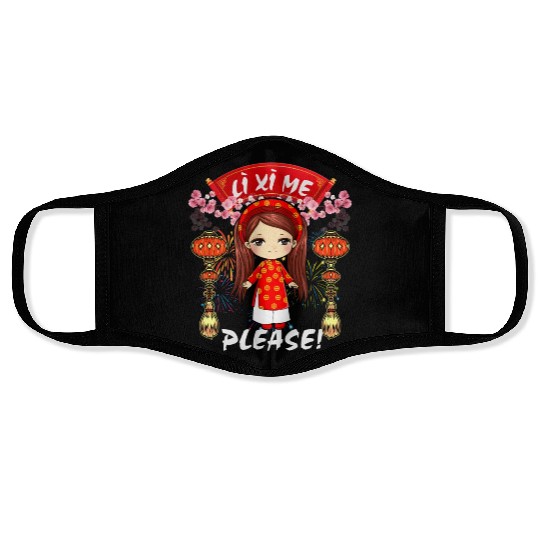Li Me Please Vietnamese Lunar New Year Face Masks