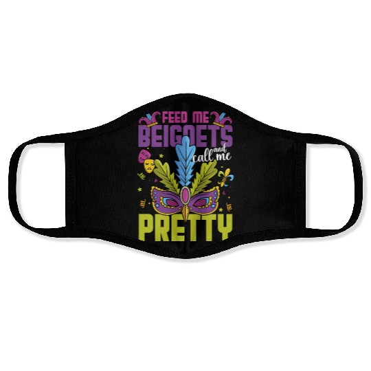 Mardi Gras Parade Fool Street Festival Face Masks