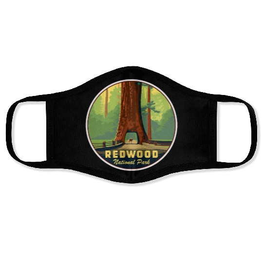 Redwood National Park Face Masks
