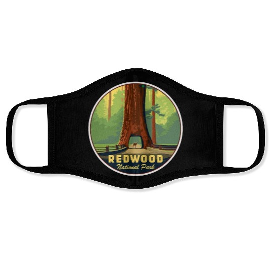 Redwood National Park Face Masks