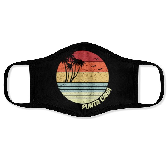 Punta Cana Dominican Republic Vacation Face Masks