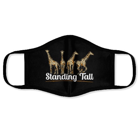 Giraffe Animal Lover Widlife Safari Zoo Zookeeper Face Masks