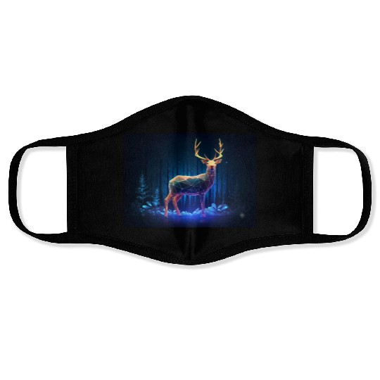 Neon Wilderness Face Masks