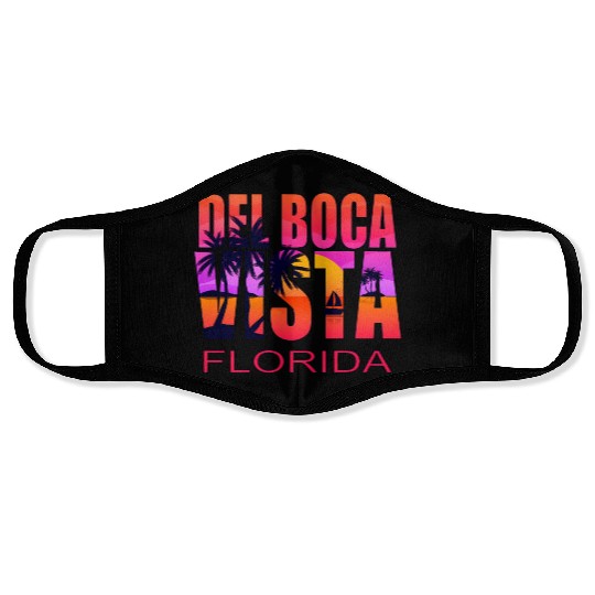 Del Boca Vista Retirement Community Novelty Face Masks