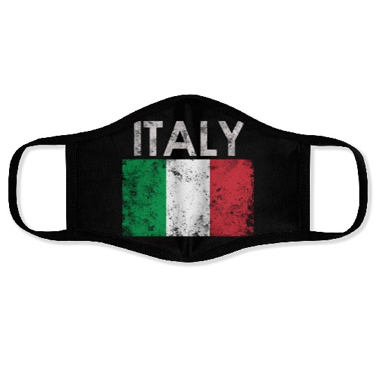 Italy Italia Italian Flag Pride Face Masks