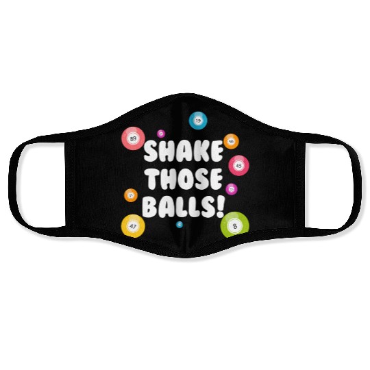 Bingo Lucky Player Ladies Bingo Face Masks