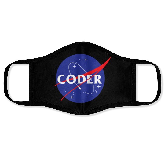 Coder Computer Science Programmer Software Face Masks