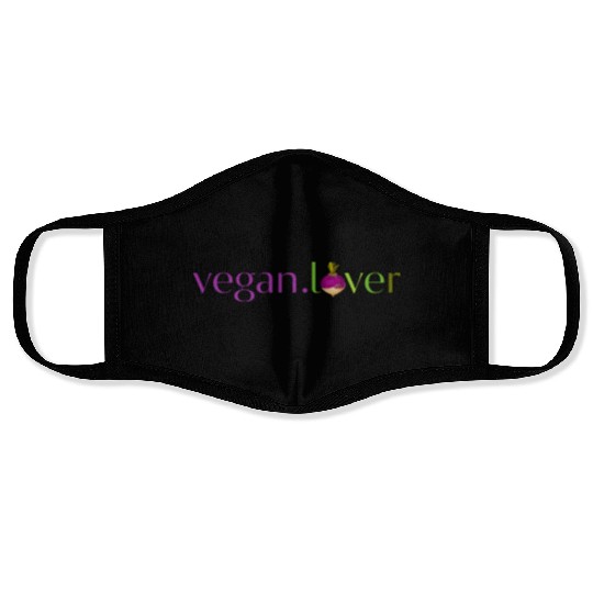 Vegan lover turnip Face Masks