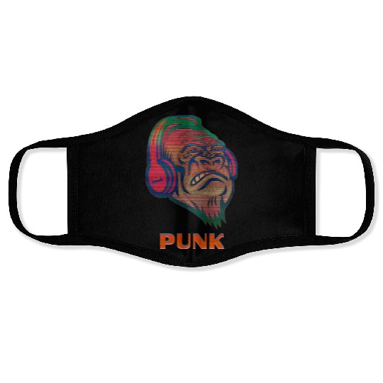 Gorilla Punk | Music Lover Face Masks