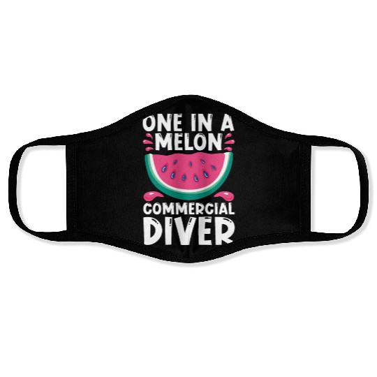 Diving Diver Melon Commercial Diving Face Masks