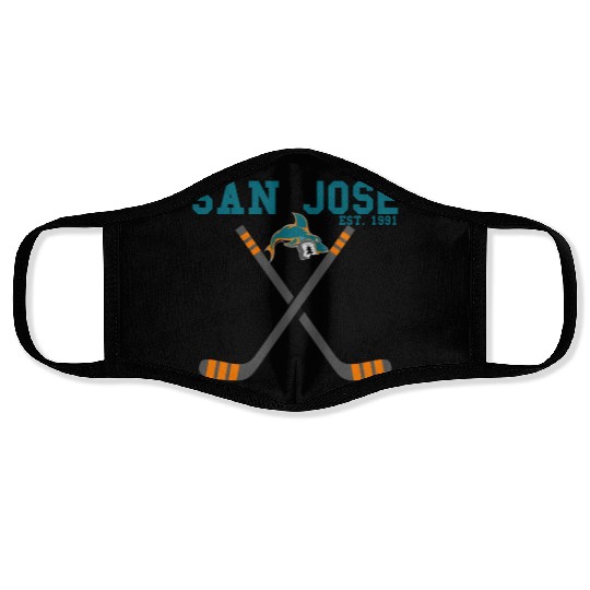 San Jose Sports Team Est 1991 Novelty Athletic Face Masks