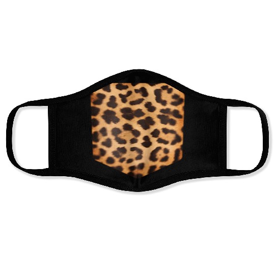 Leopard Print Pocket Falls For Face Masks