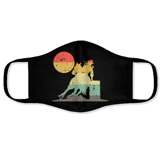 Barrel Racing Show - Barrel Racer Face Masks