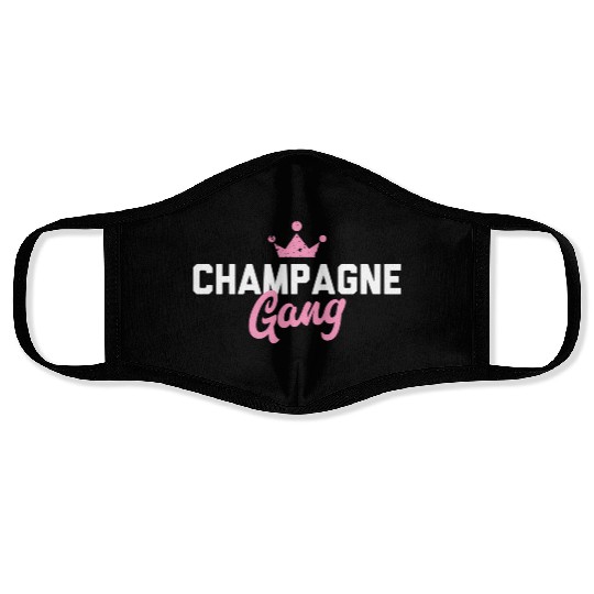 Champagne Gang Face Masks