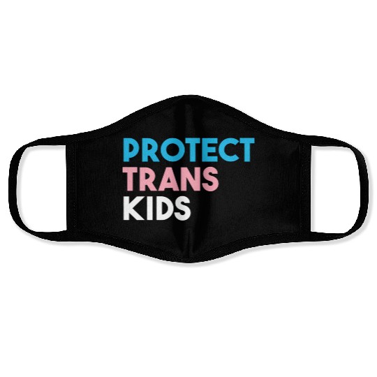 Protect Trans Transgender Pride Face Masks