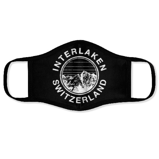 Switzerland Interlaken i Face Masks