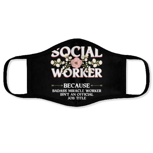Social Worker For Licensed Clial Work Face Masks