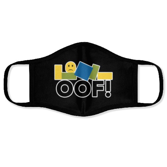 Jenr8D Oof Grey Small Face Masks