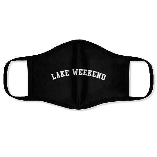 Lake Weekend Face Masks