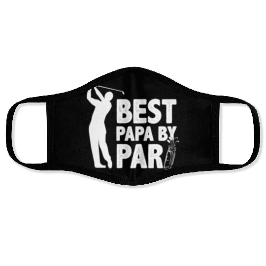 Best Papa By Par Father'S Day Golf Face Masks