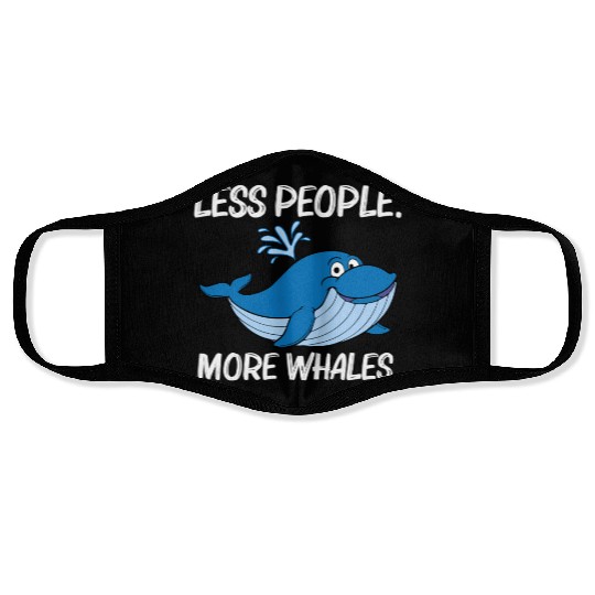 Whale For Orca Narwhal Blue Whales Face Masks