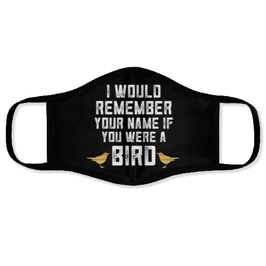 Bird Bird Watcher Birding Ornithology Face Masks