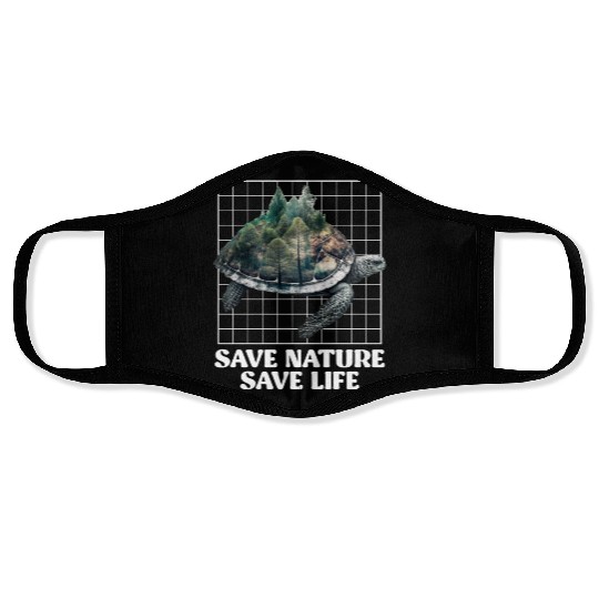 Save Nature protected species Environment Face Masks