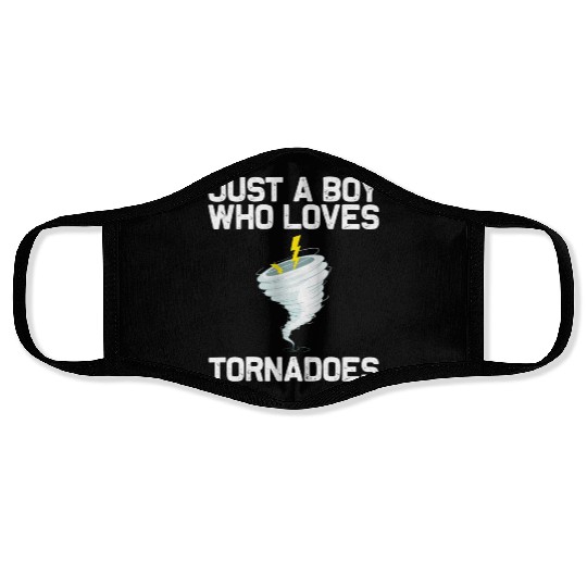 Tornado For Hurricane Weather Chaser Face Masks