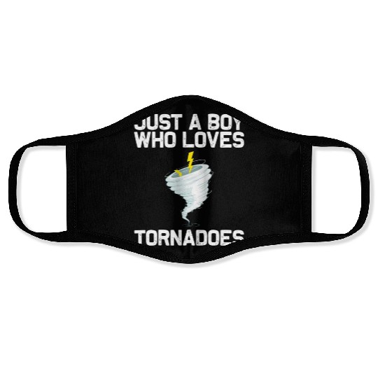 Tornado For Hurricane Weather Chaser Face Masks