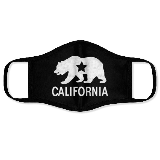 California Bear Republic Cali Face Masks