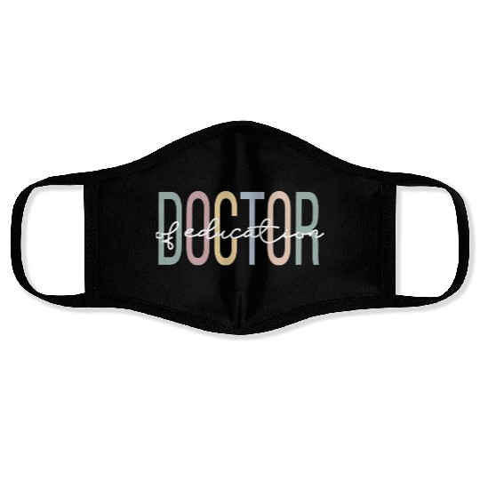 Edd Boho Doctor Of Education Face Masks