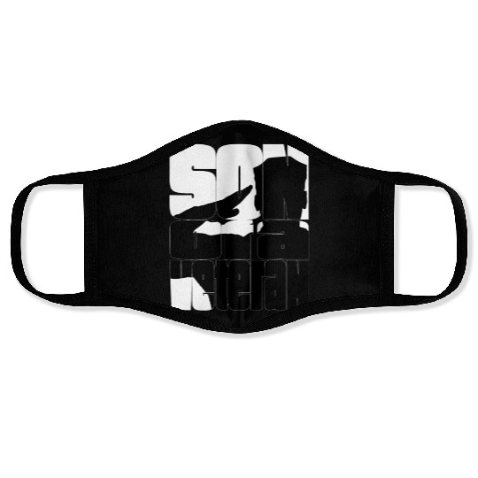 Son of a Veteran 1 Face Masks