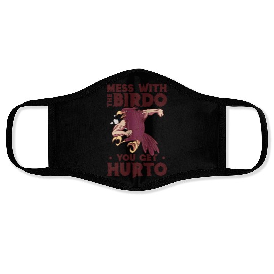 Bird Cartoon Birdwatching Bird Owner Face Masks