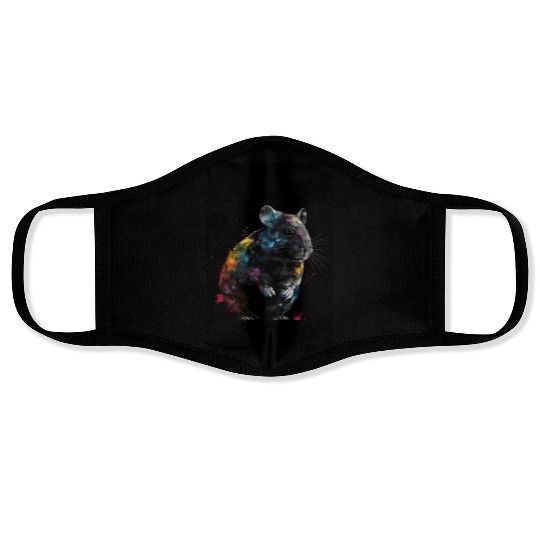 Chinchilla Colorful Face Masks