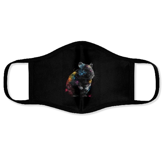 Chinchilla Colorful Face Masks