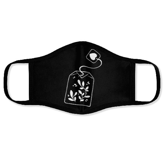 Tea Lover White Face Masks